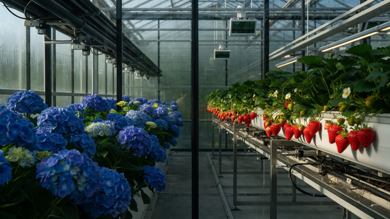 Hydrangeas vs strawberries: a side-by-side of setup cost and margin